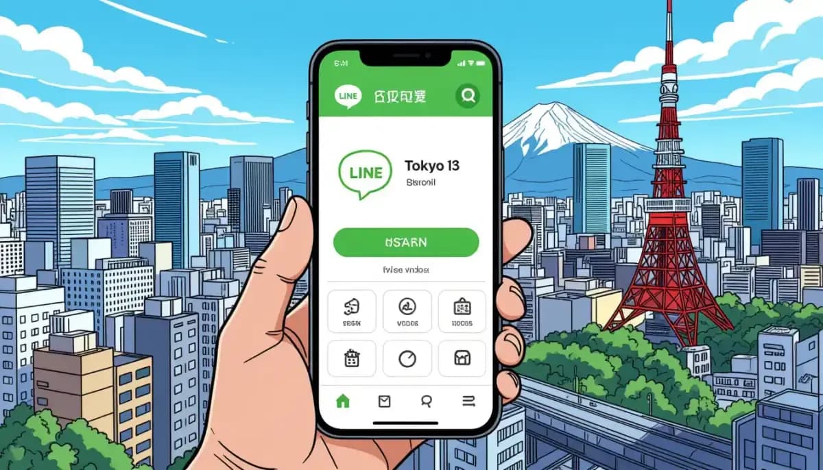 LINE App and Other Communication Tools in Japan